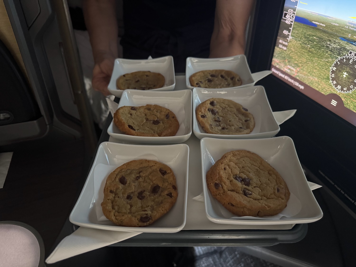 a tray of cookies on a tray
