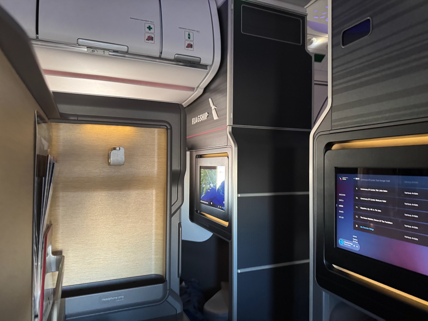 a tvs and screens in a room