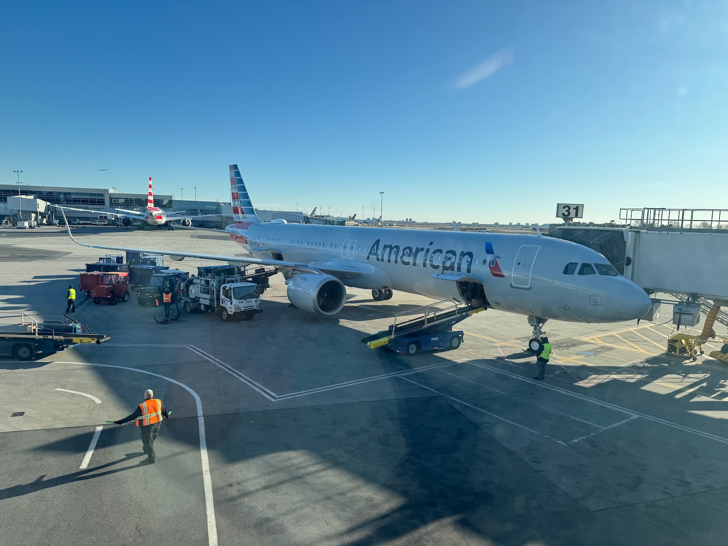 an airplane on the tarmac
