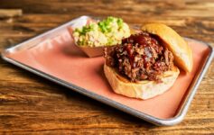 American Airlines Texas BBQ First Class