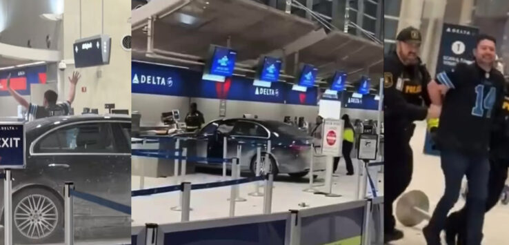 Detroit airport terminal crash