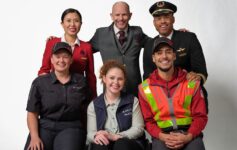 a group of people posing for a photo