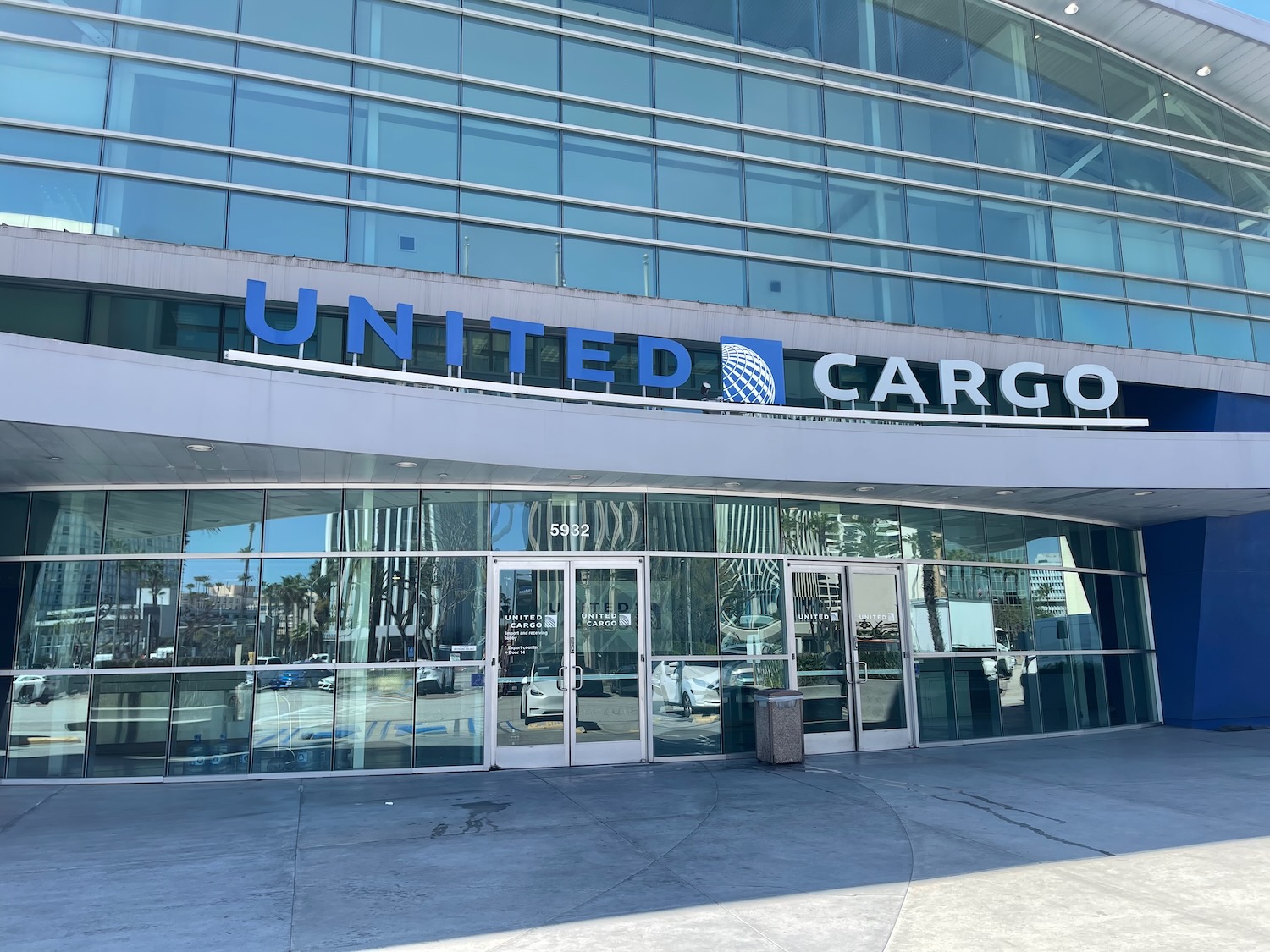 a glass front of a building