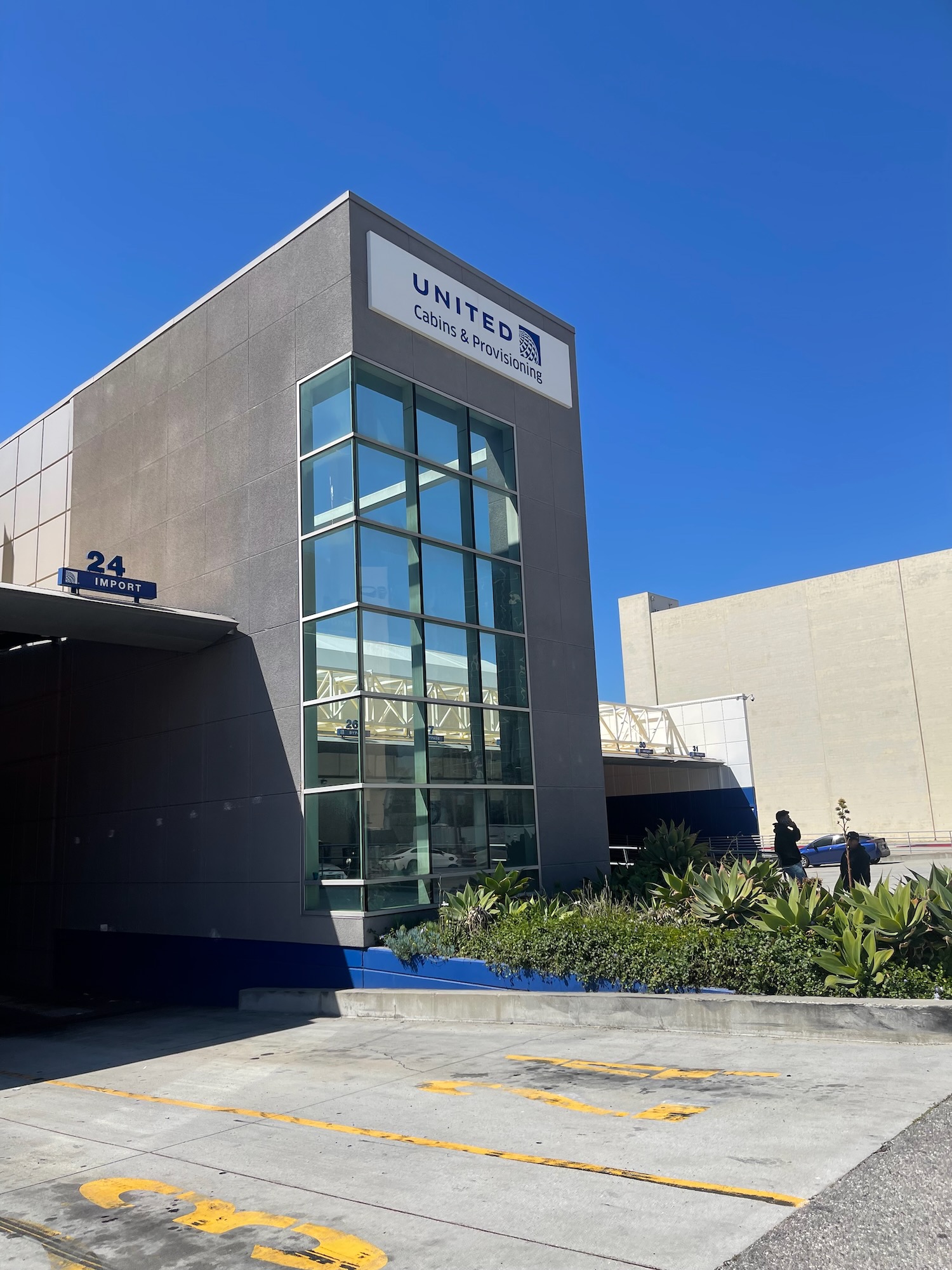 a building with a sign on it