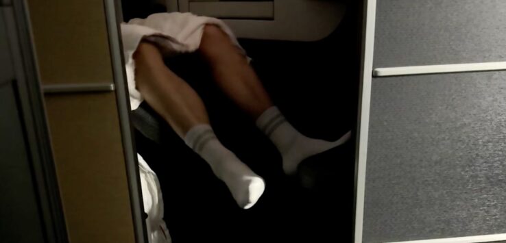 American A321XLR business class privacy