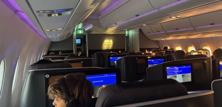 SAS A350 business class experience