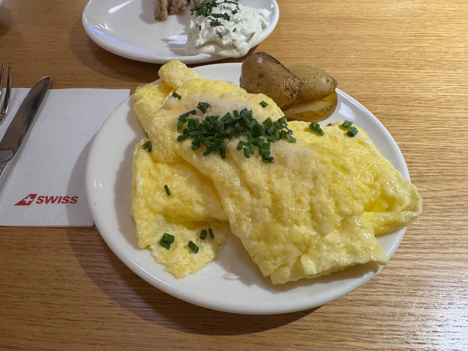 a plate of food on a table