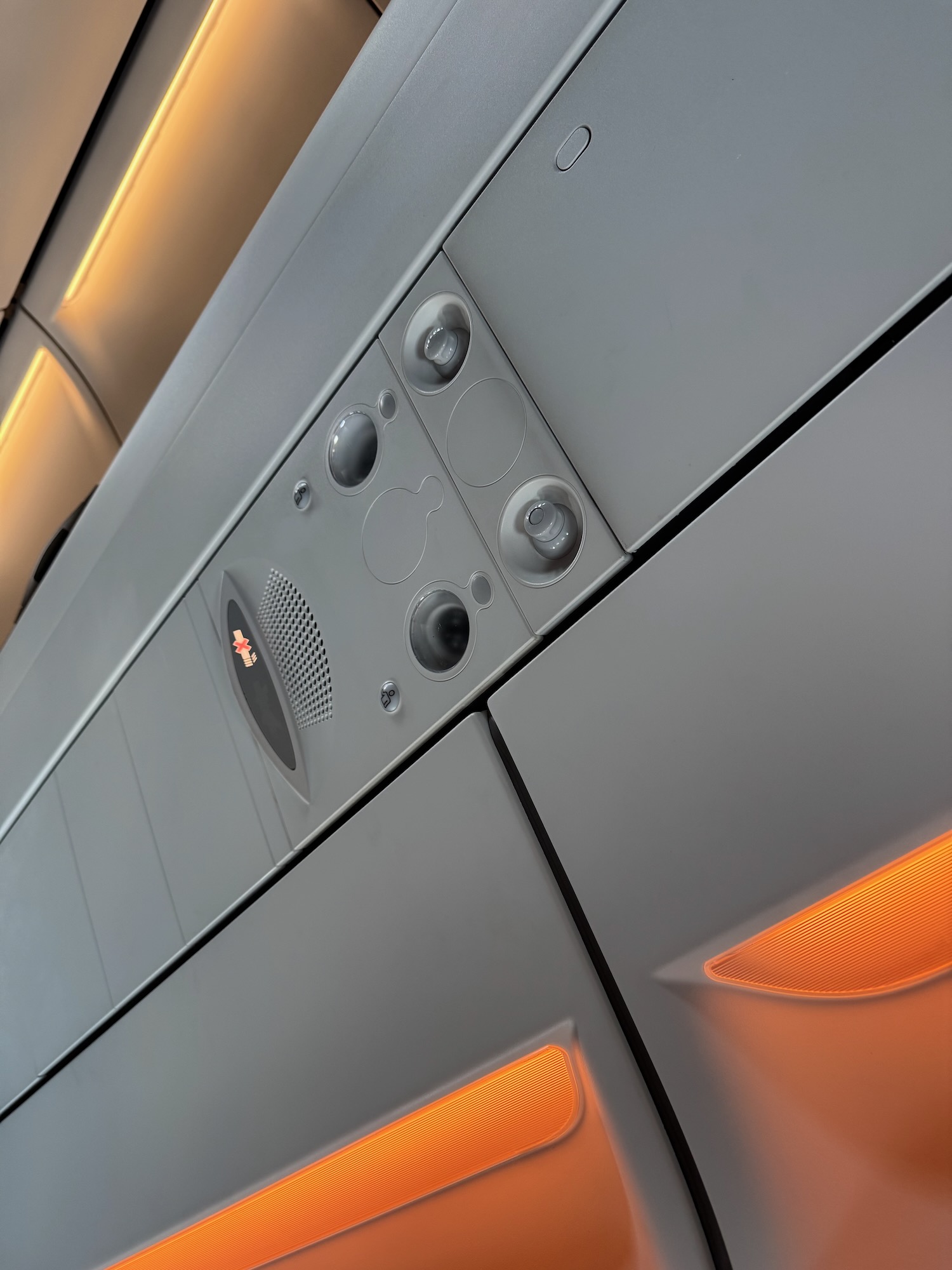 a close up of a panel