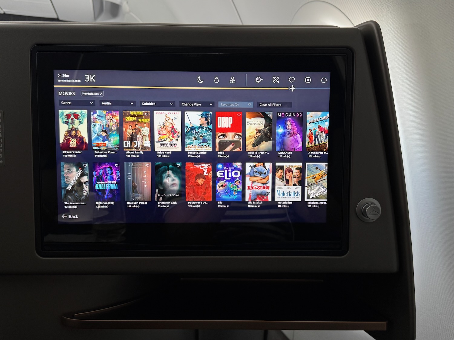 a screen with a video game on it