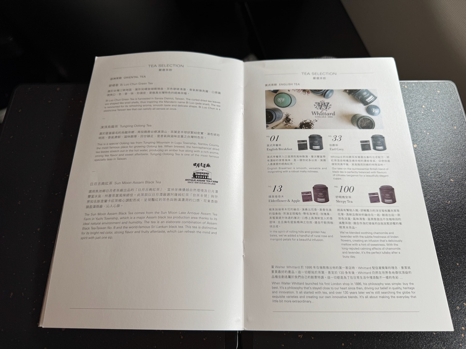 an open book with text and images