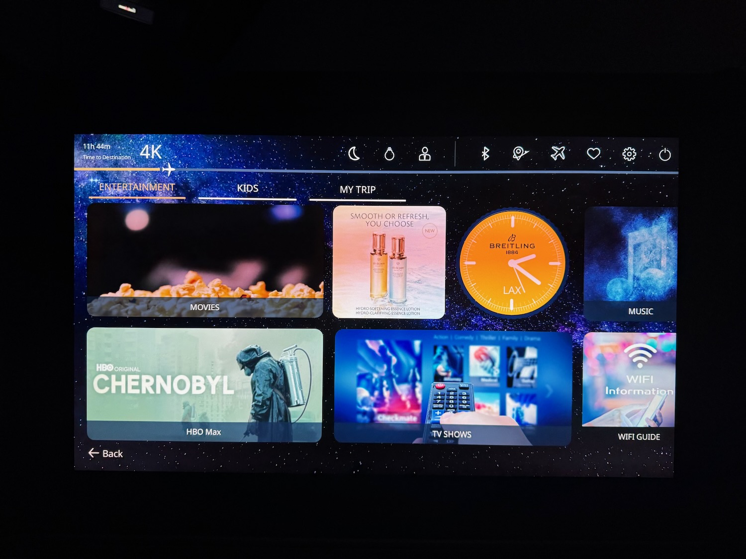 a screenshot of a television