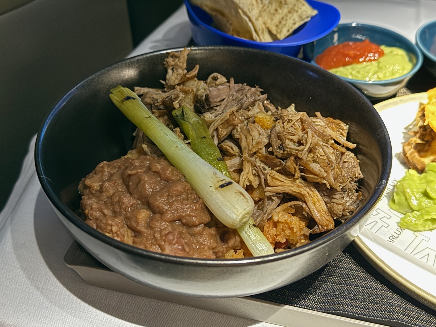 a bowl of food on a table