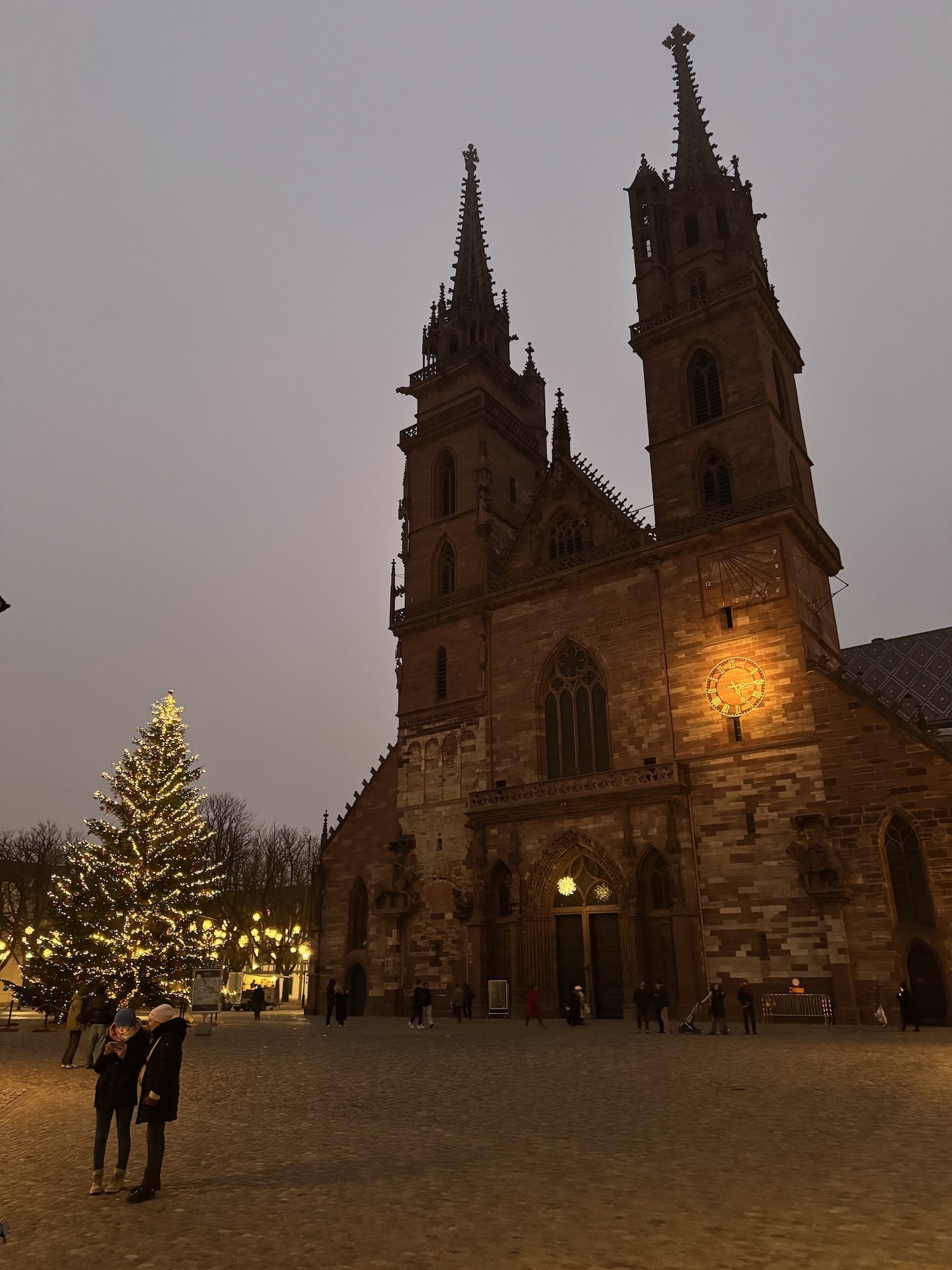 a building with a tree in front of it