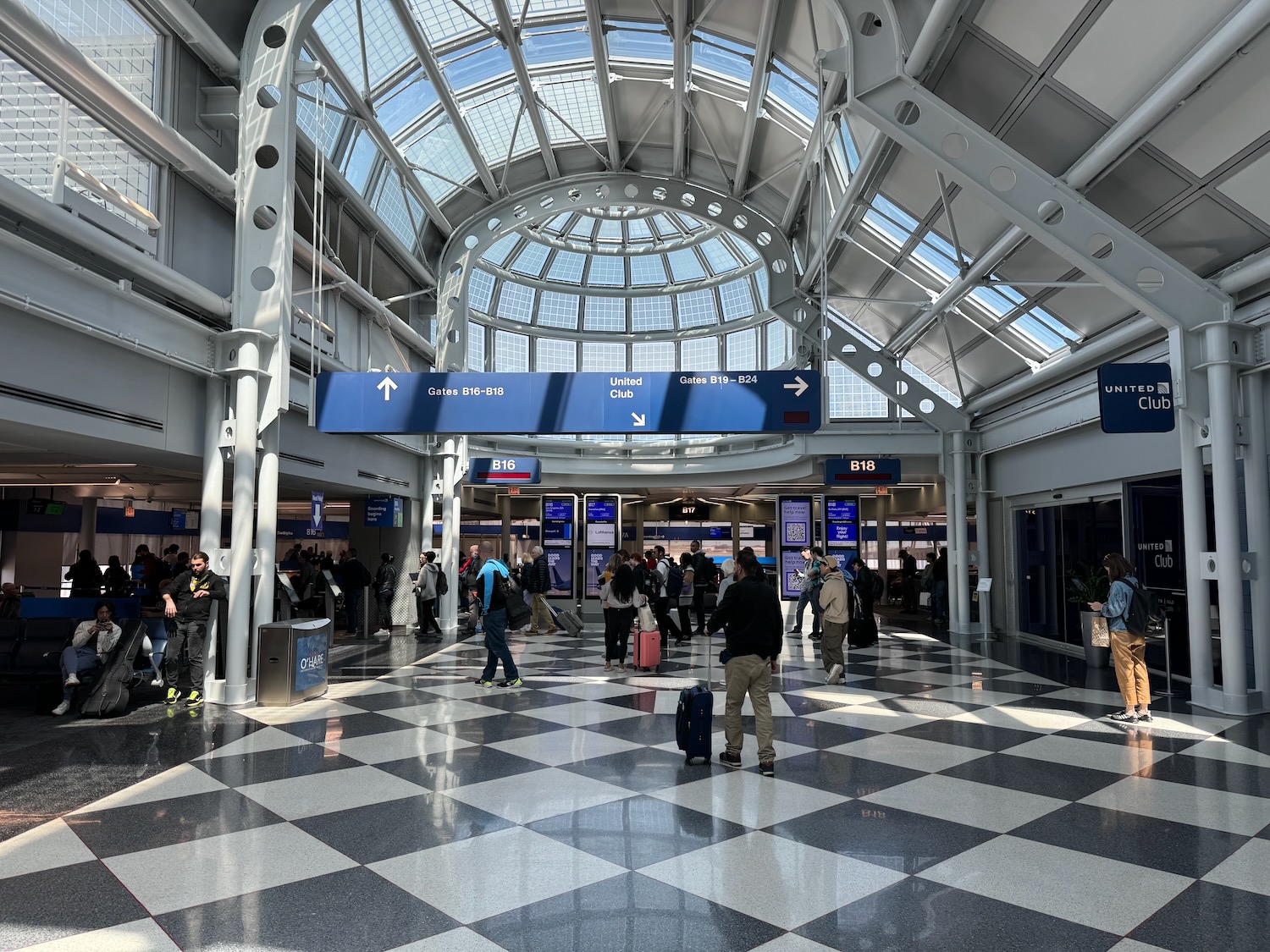 people walking in a terminal