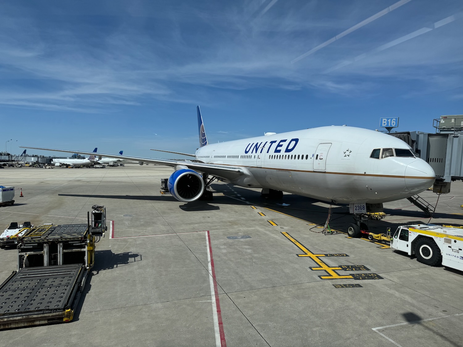 a large airplane parked on a runway