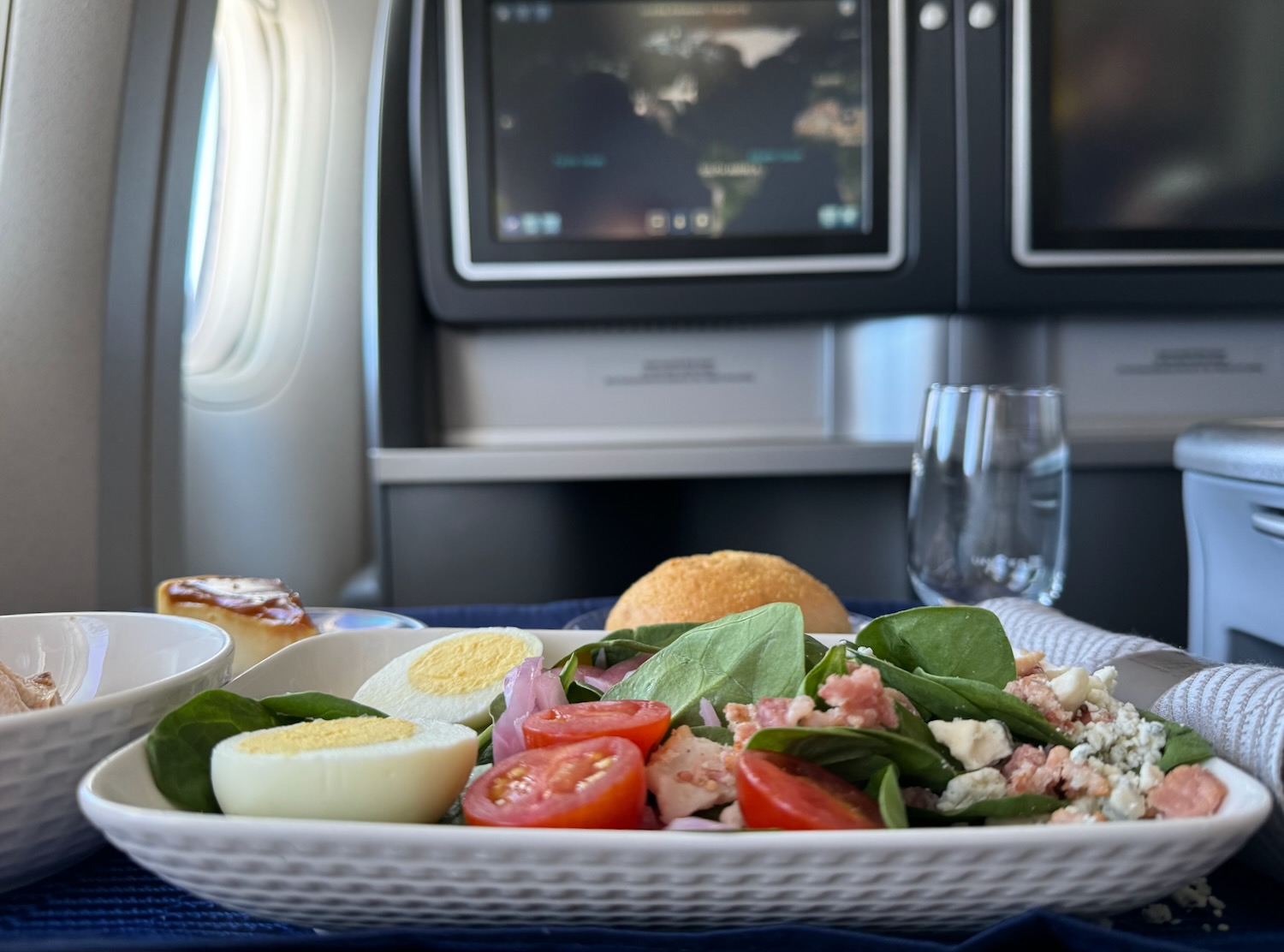 a plate of food on a table