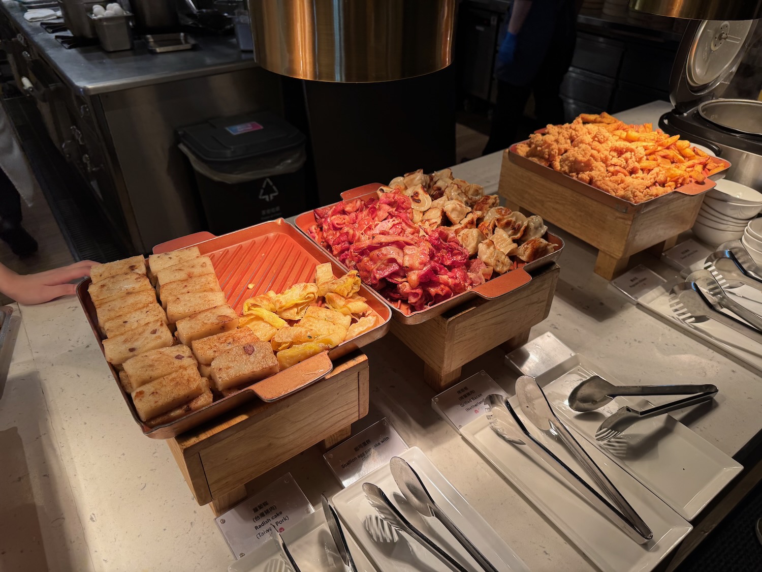 a group of food in containers