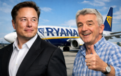 elon musk ryan air michael oleary starlink