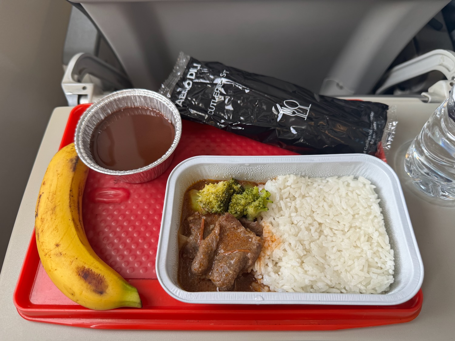 a tray of food on a tray