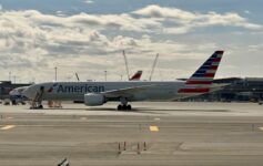 American Airlines Boeing 777-200 parked