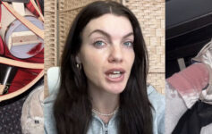 American Airlines red wine spill