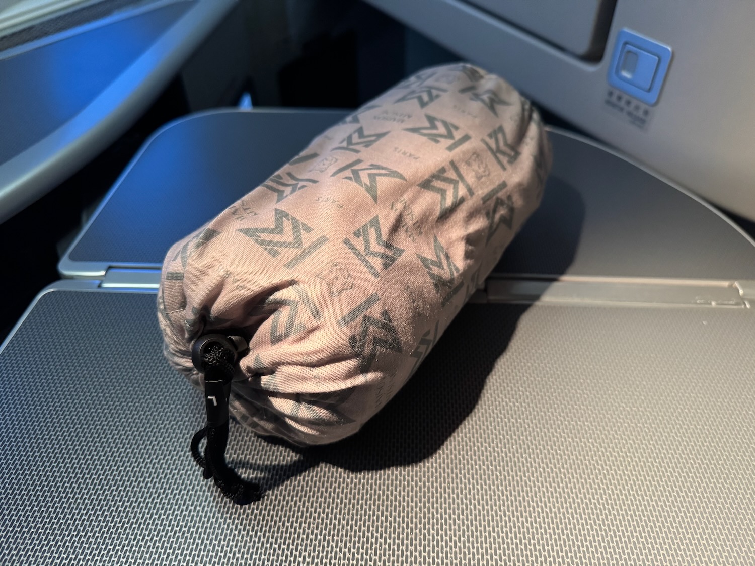 a small brown bag on a table