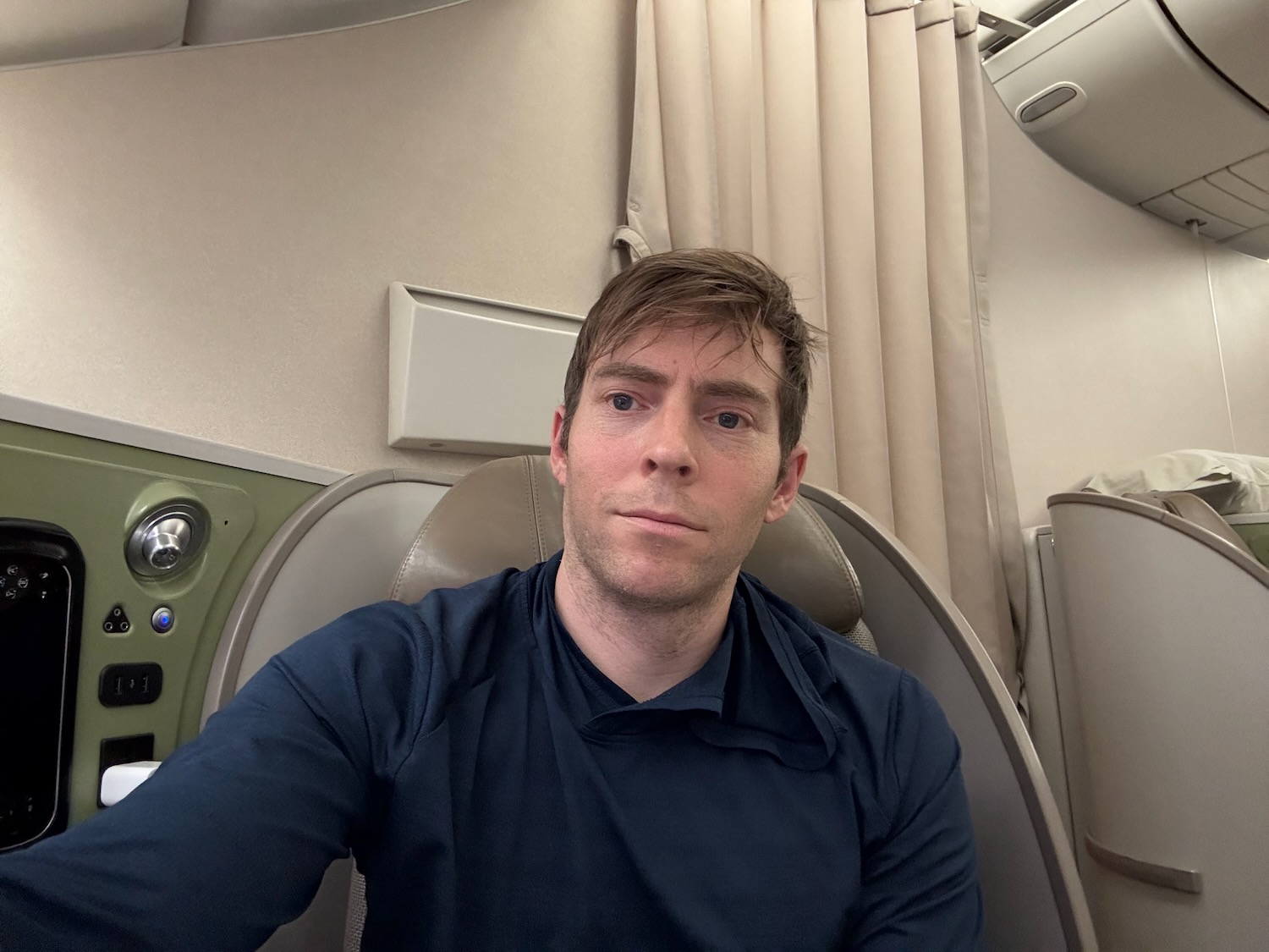 a man sitting in a chair