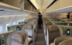 EVA Air 777 Business Class Bangkok Taipei