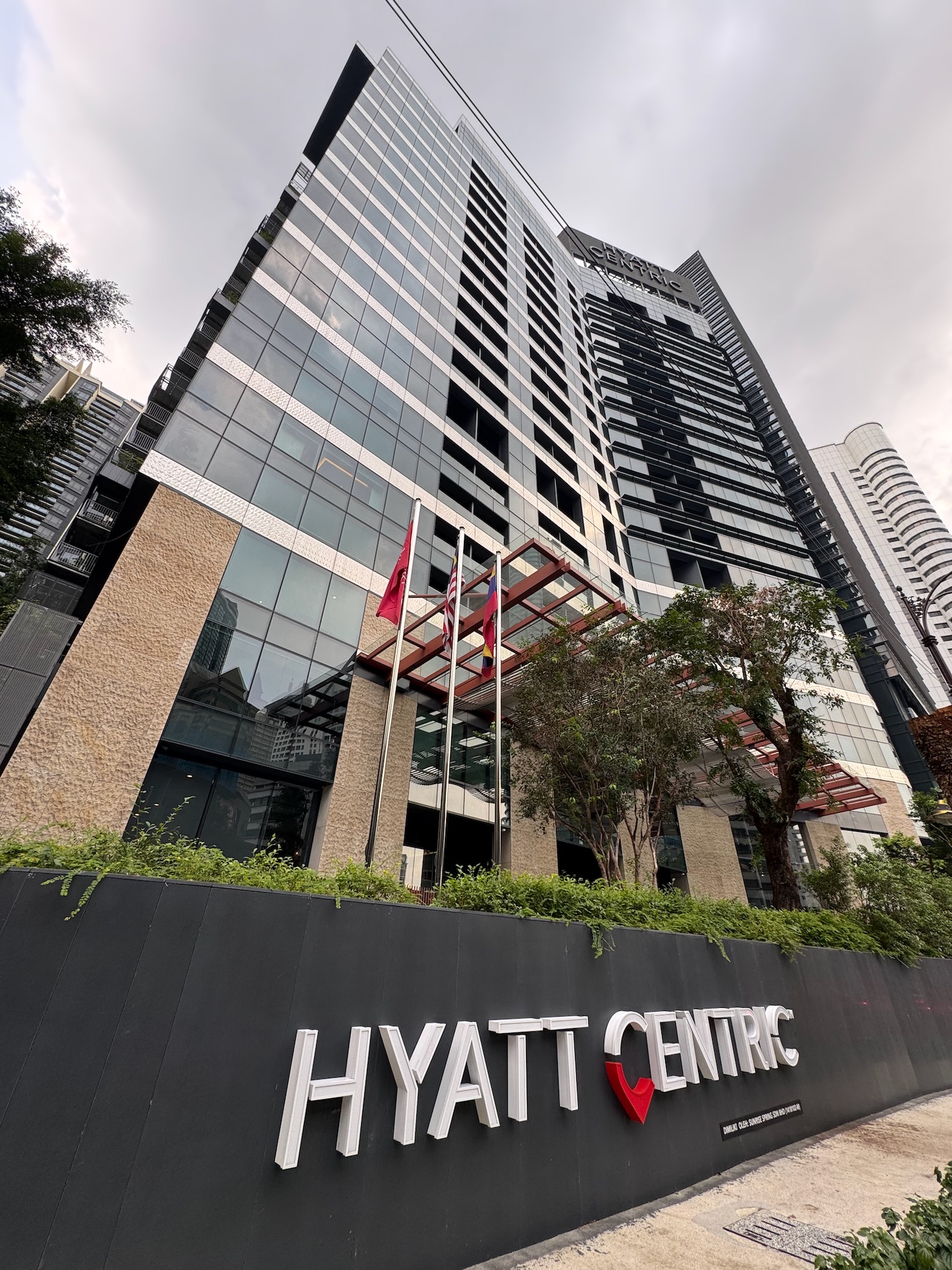 a building with a sign on the side