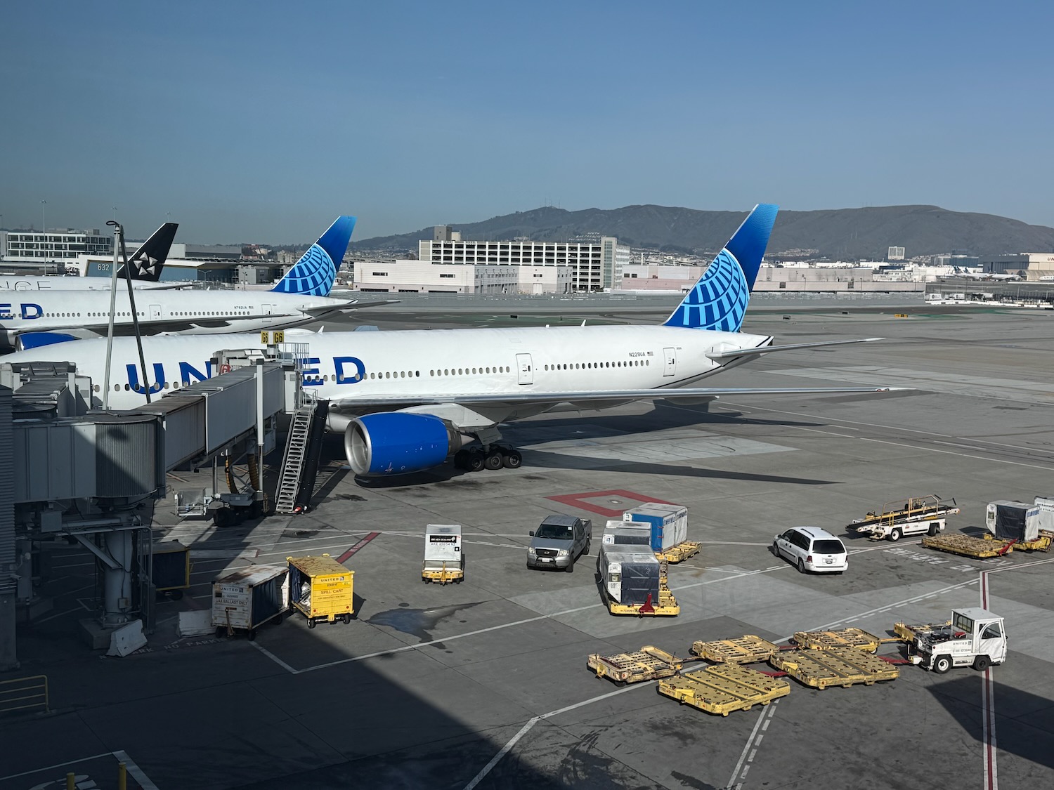 a plane on the tarmac