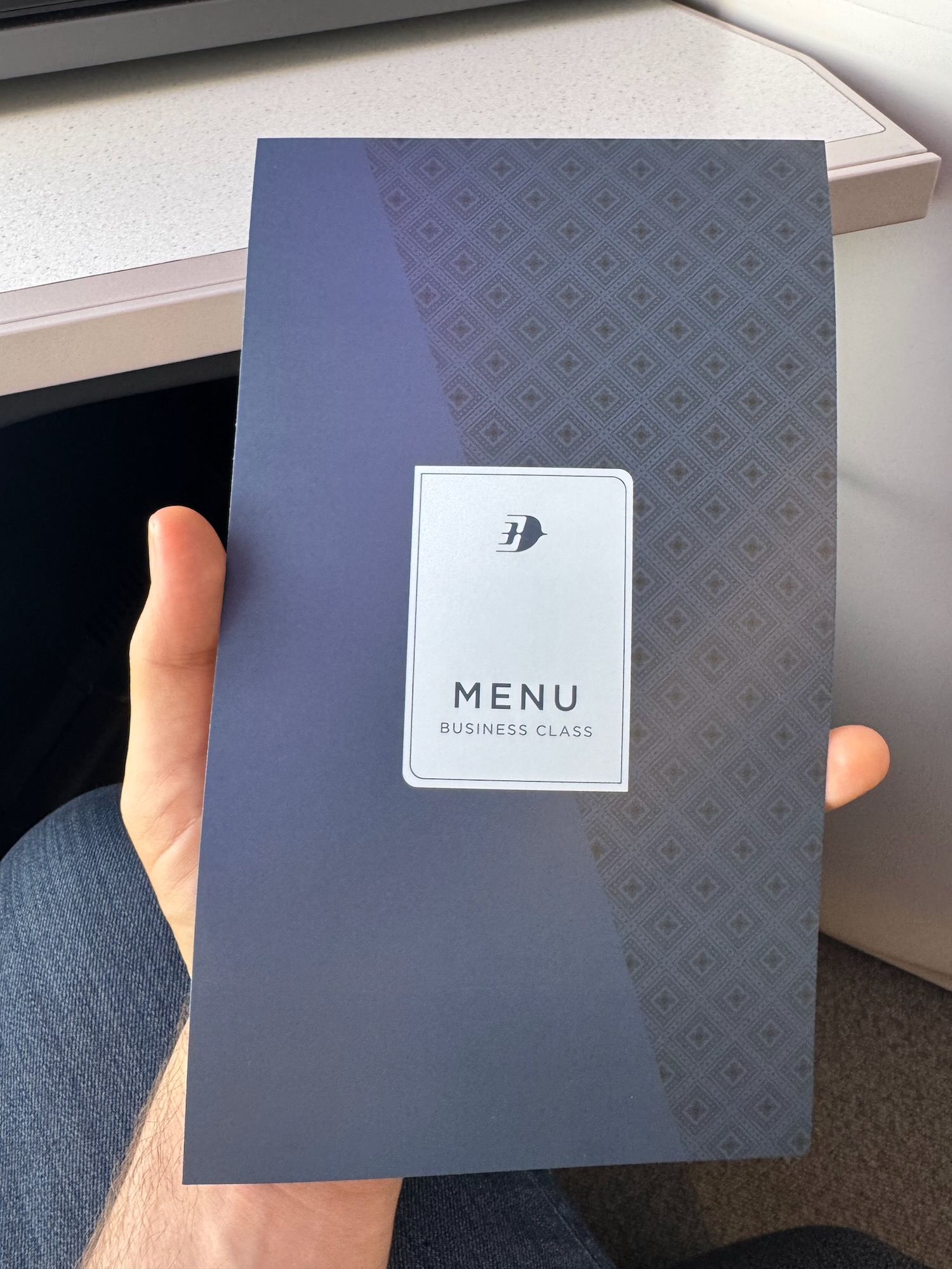 a hand holding a menu