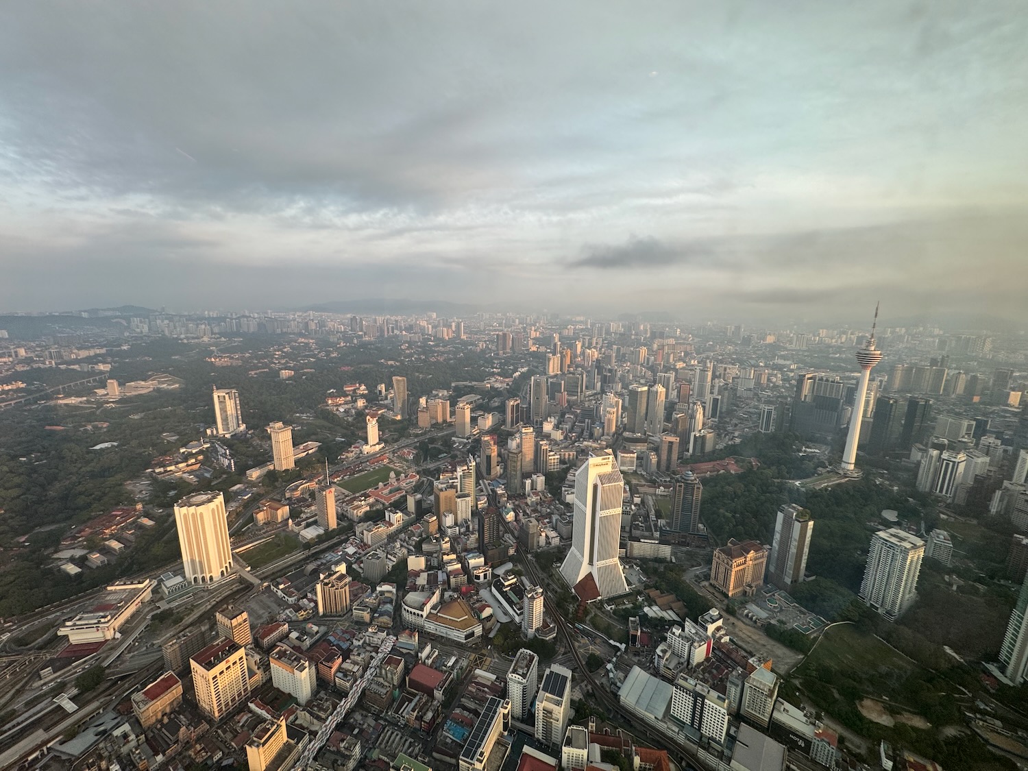 a city with many tall buildings