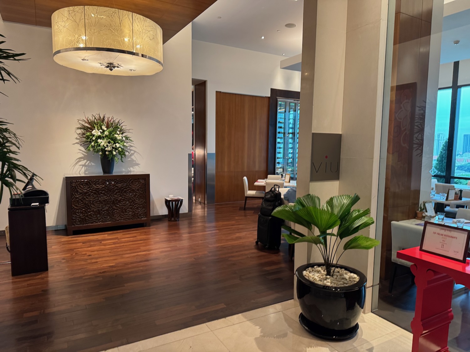 a room with a wood floor and a wood floor and a wood floor