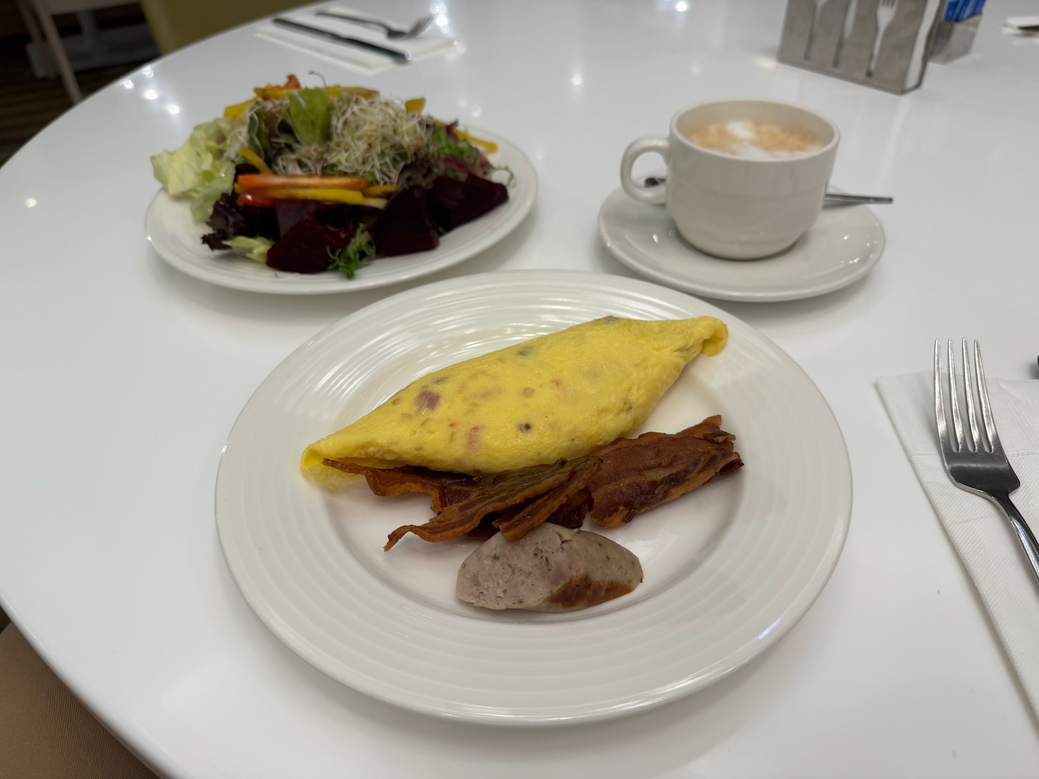 a plate of food on a table