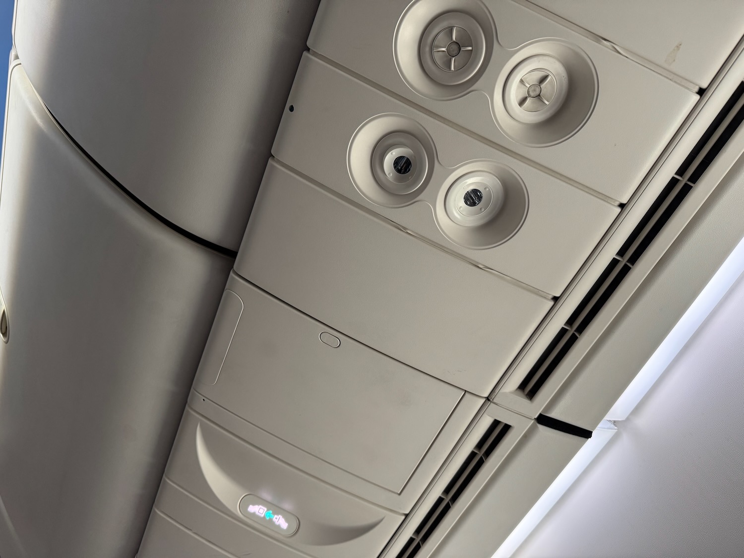 a close up of a plane