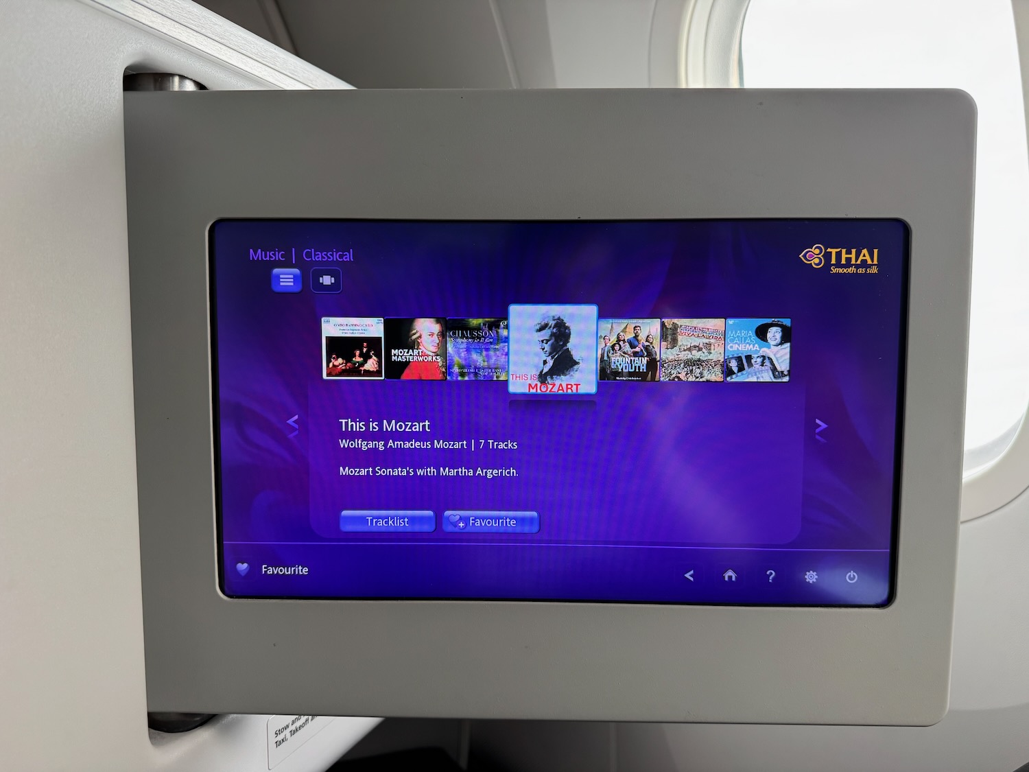 a screen on a plane