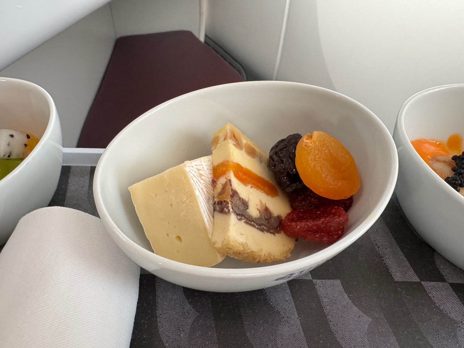 a bowl of food on a table