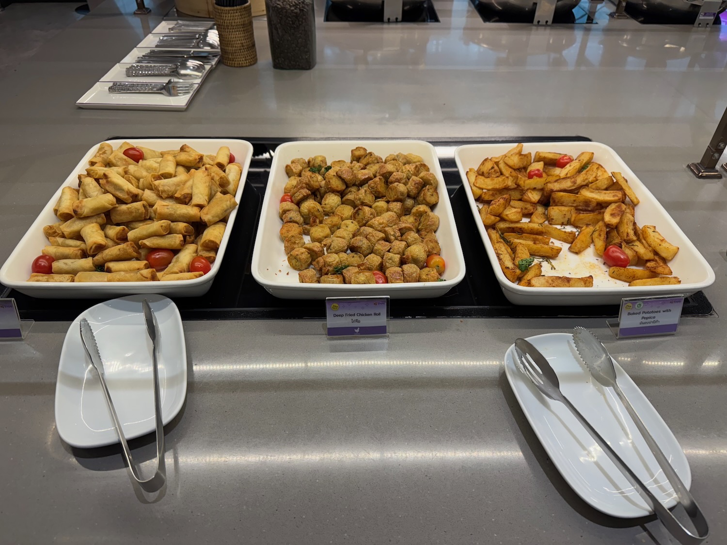 a group of food in containers
