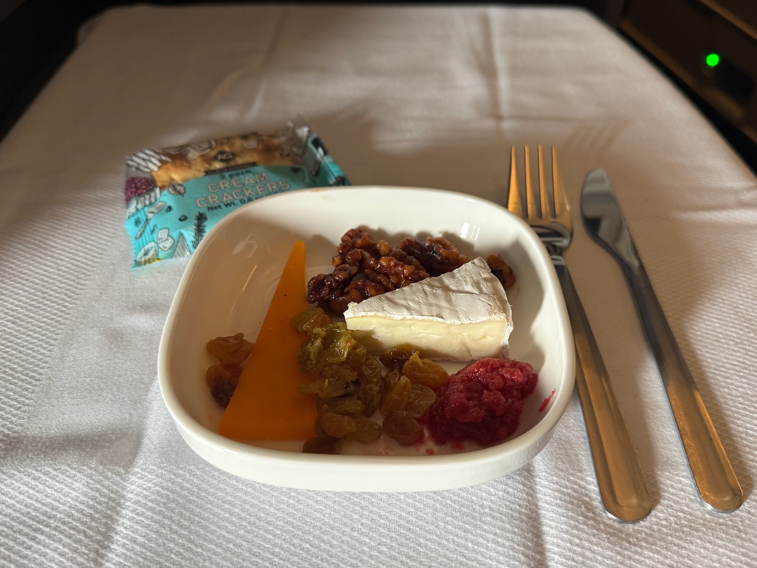 a plate of food on a table
