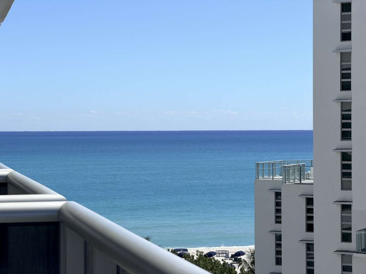 andaz miami beach review two bedroom suite balcony blue ocean