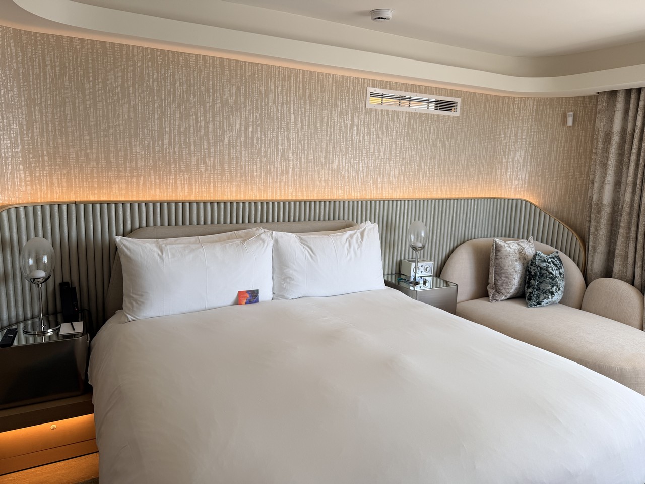 andaz miami beach review two bedroom suite master bedroom king bed