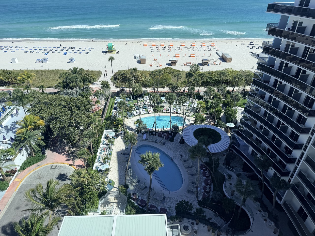 andaz miami beach review two bedroom suite pool beach aerial