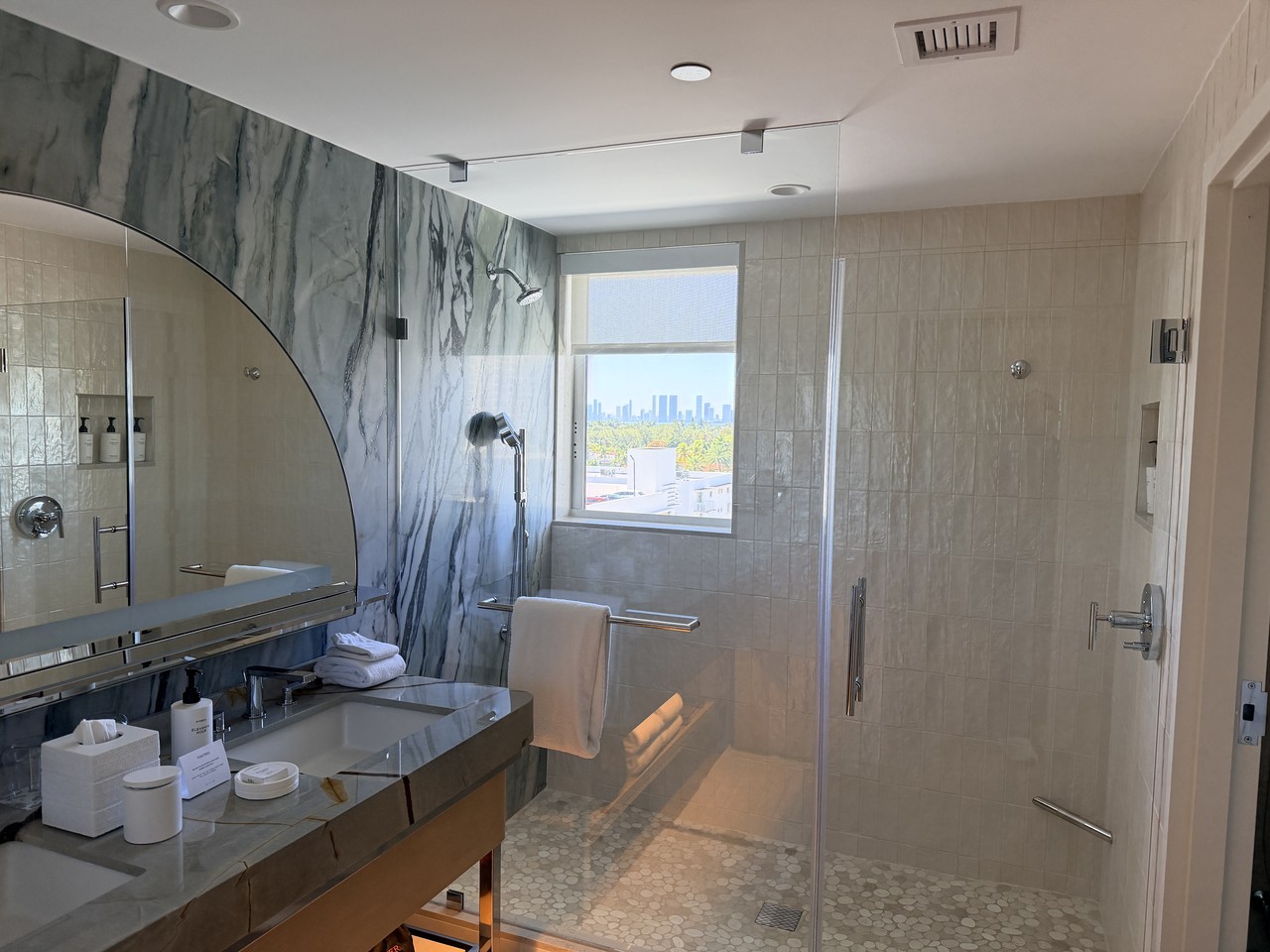 andaz miami beach review two bedroom suite second bathroom double vanity