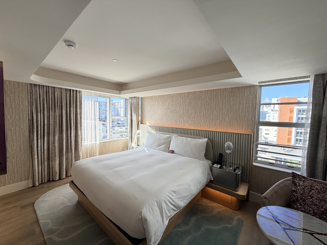 andaz miami beach review two bedroom suite second bedroom wide angle