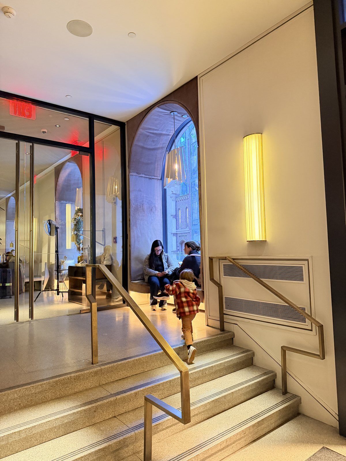 Lobby entrance arch at Hotel Seville Nomad