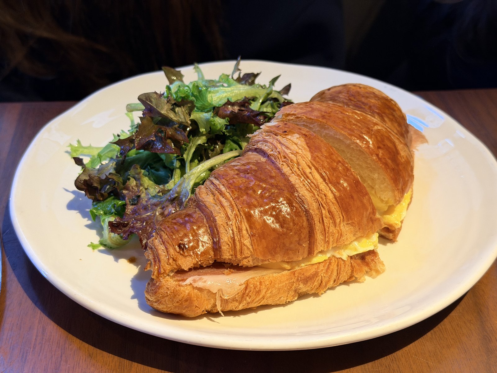 Scarpetta breakfast croissant at Hotel Seville Nomad