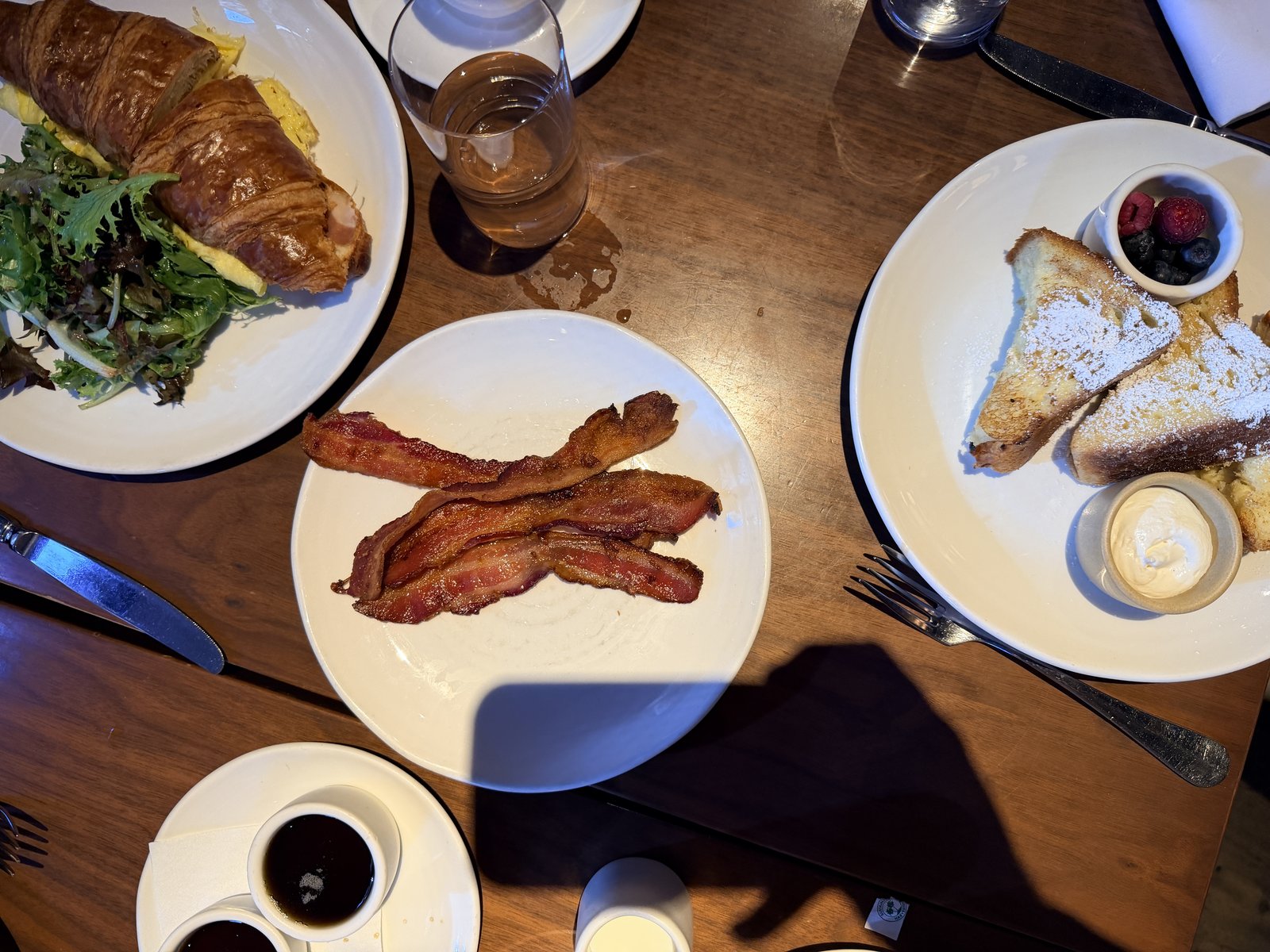 Scarpetta breakfast spread at Hotel Seville Nomad