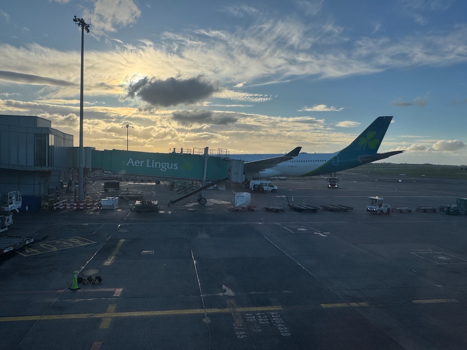 an airplane at an airport