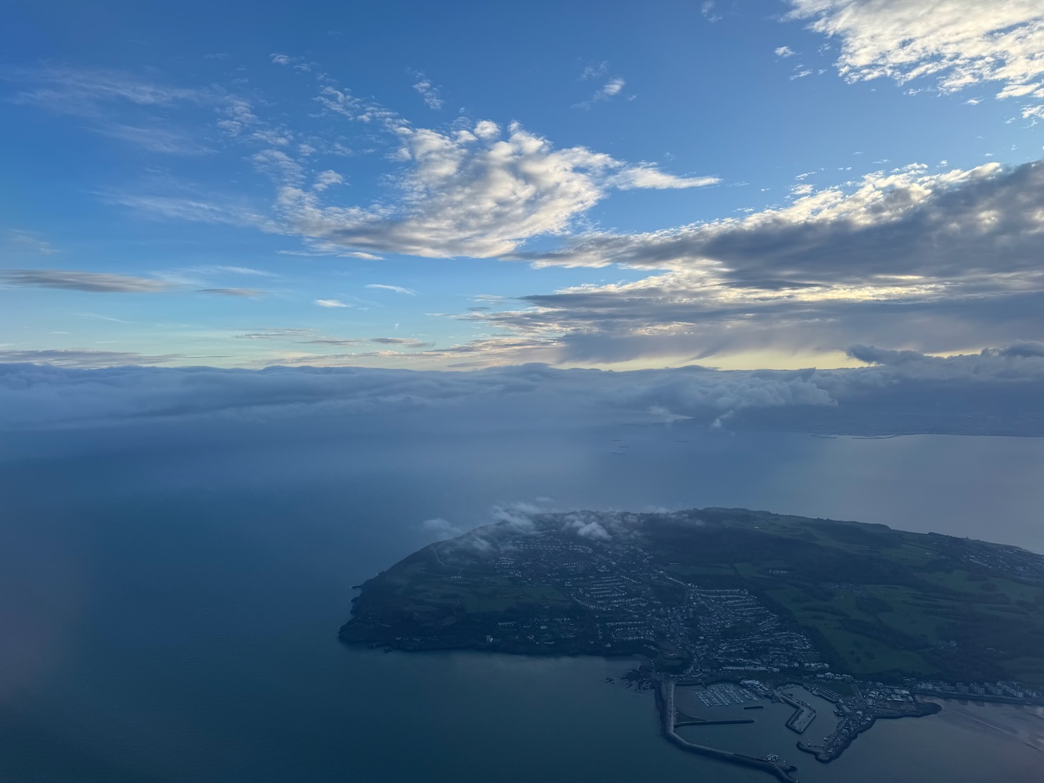 an island surrounded by water