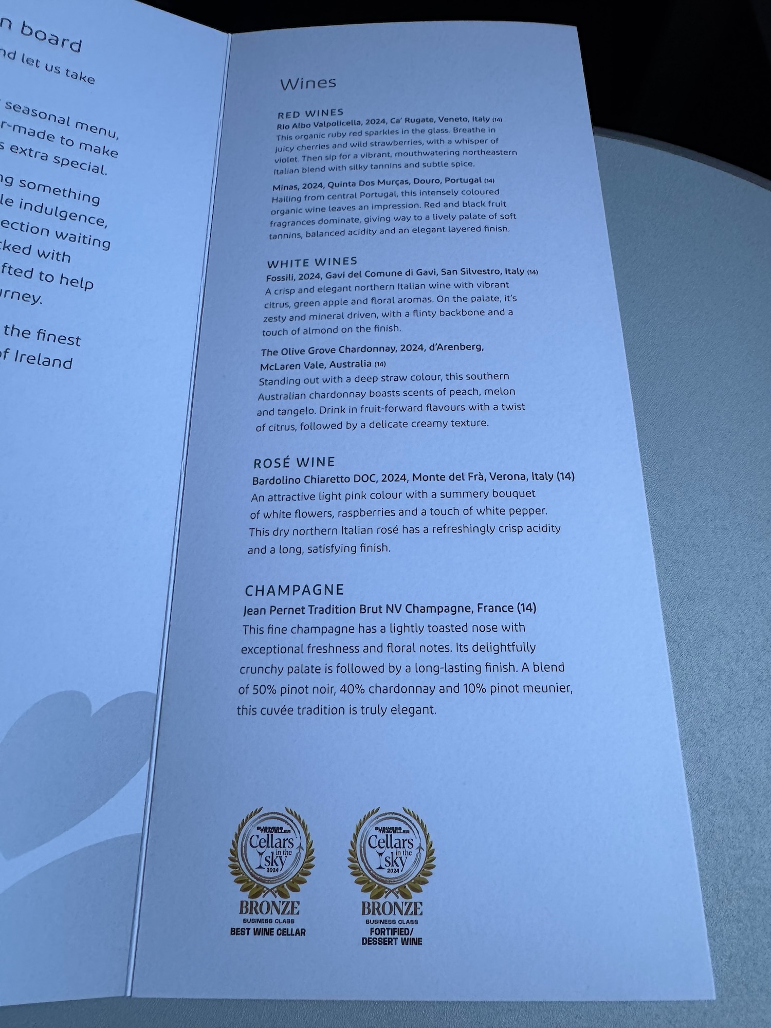 a paper with text on it